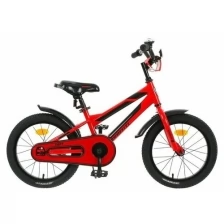 Велосипед 16" Graffiti Deft, цвет красный/чёрный
